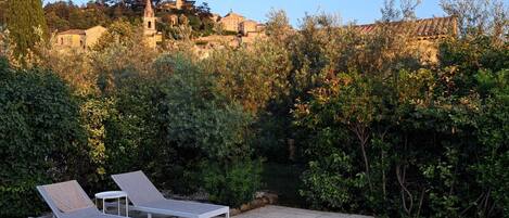 Piscine extérieure, piscine chauffée