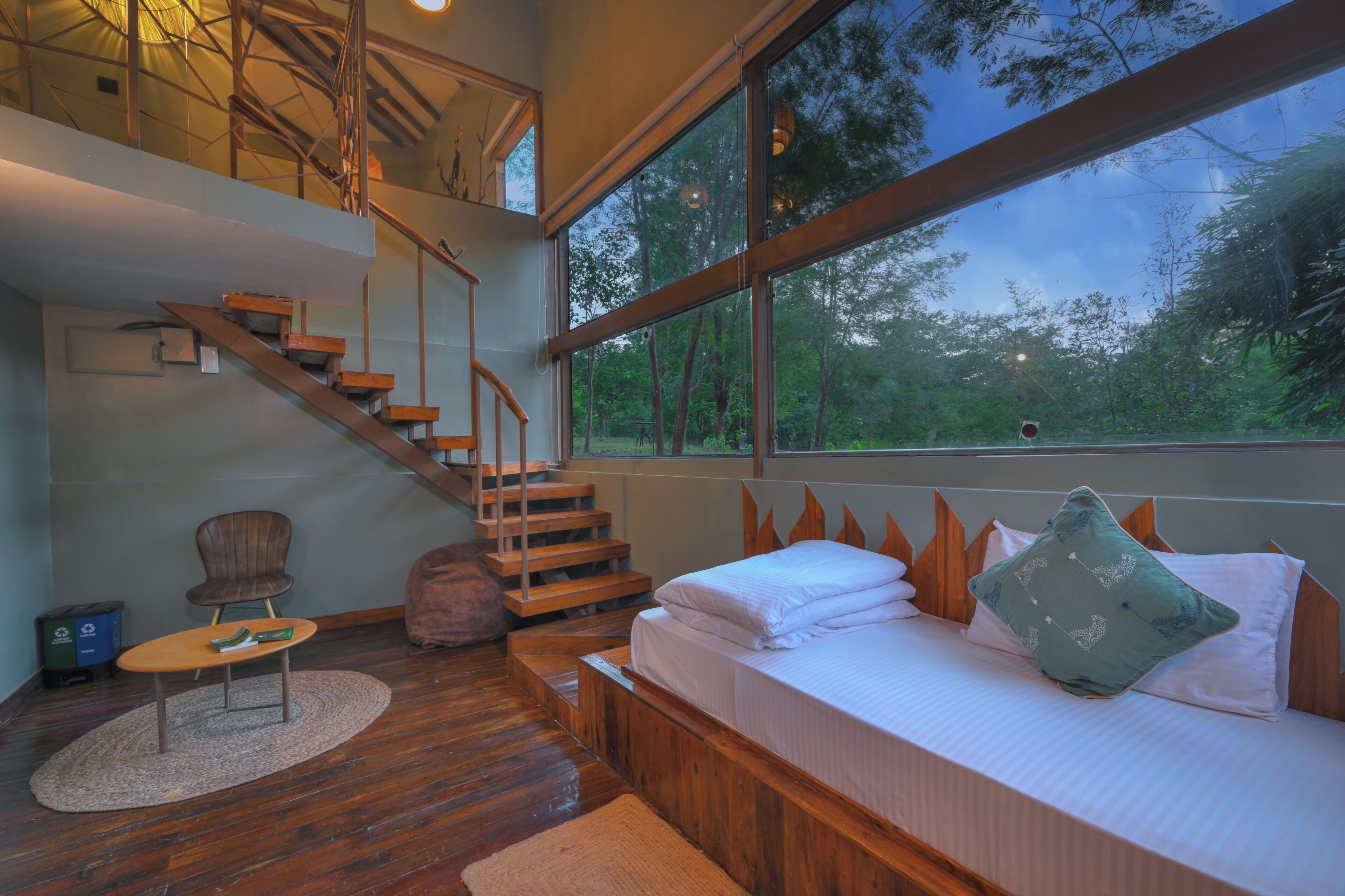 Luksus-småhus | 1 soverom, sengetøy av topp kvalitet, dundyner og senger med overmadrass