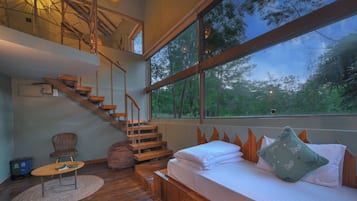 Luksus-småhus | 1 soverom, sengetøy av topp kvalitet, dundyner og senger med overmadrass