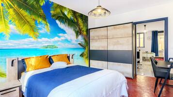 1 quarto, Wi-Fi de cortesia, roupa de cama