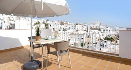 Appartement de vacances ''La Fuente'' avec vue sur les montagnes, terrasse privée & A/C