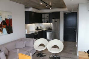 Apartment, 1 Schlafzimmer, Stadtblick | Wohnzimmer