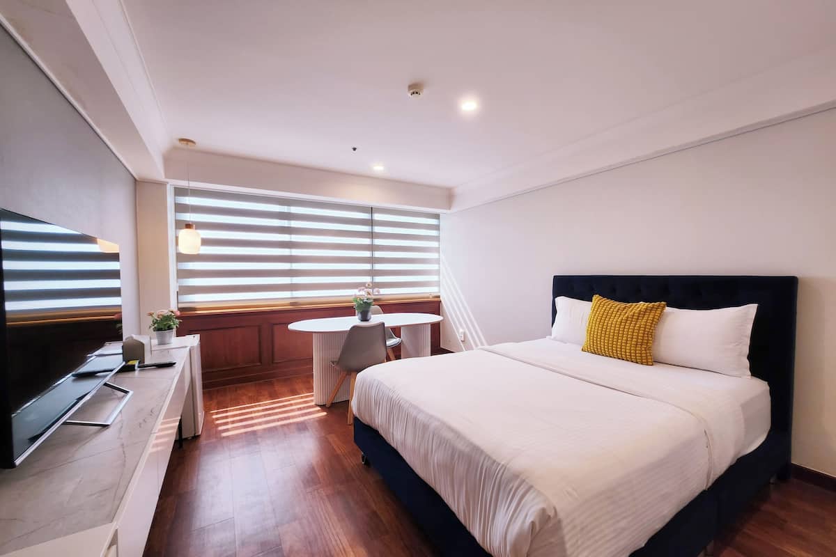 Habitación doble superior, 1 cama matrimonial | 1 habitación, ropa de cama de alta calidad y edredón