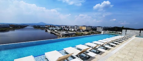 Piscina coperta, piscina all'aperto