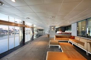 Indoor pool, outdoor pool