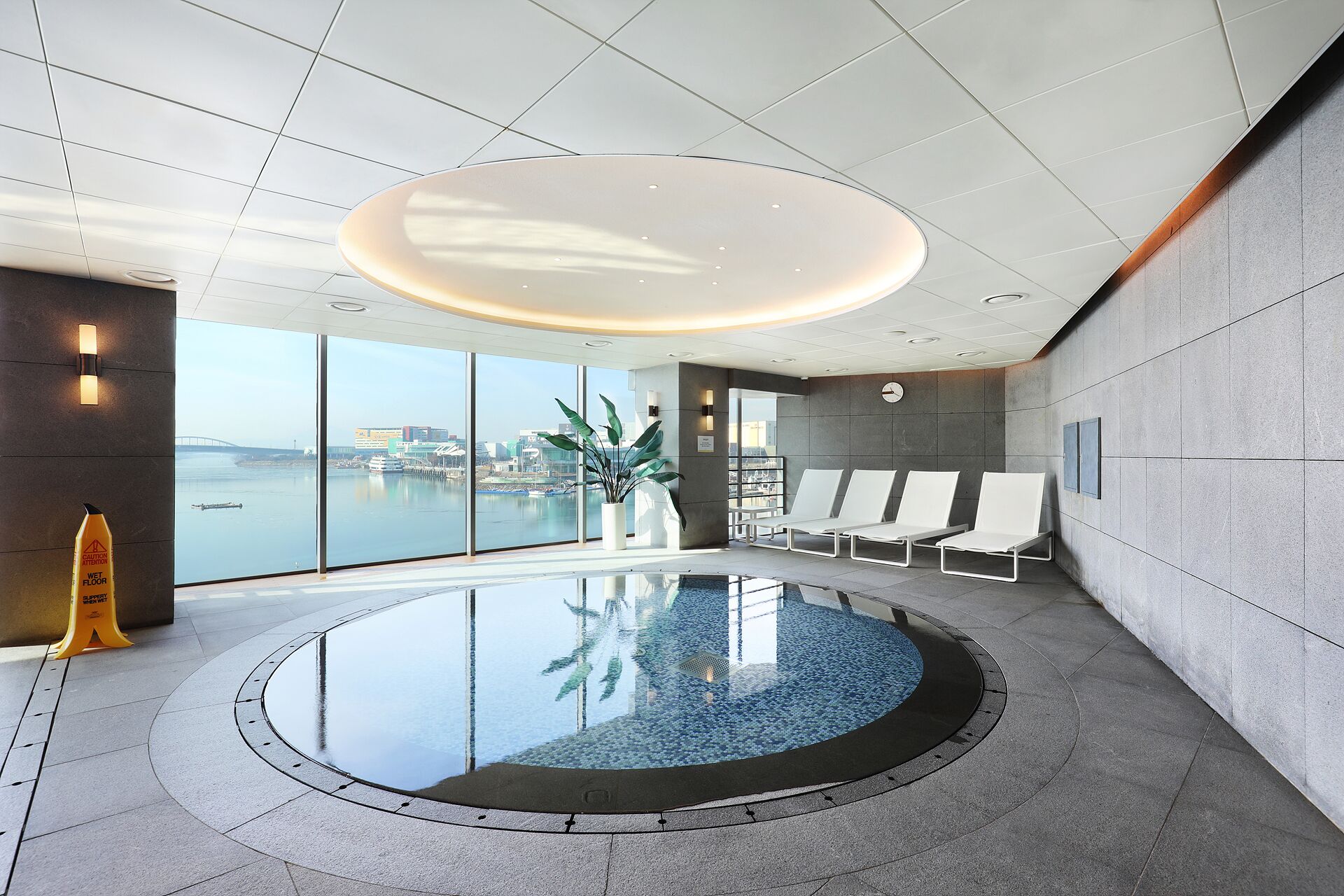 indoor pool, outdoor pool
