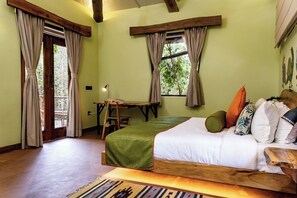 Standaard cottage, 1 slaapkamer, uitzicht op tuin | 1 slaapkamer, een kluis op de kamer, individueel gemeubileerd