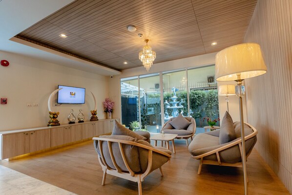 Sala de estar en el lobby