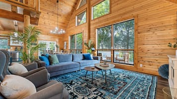 Smart TV, fireplace, table football, offices