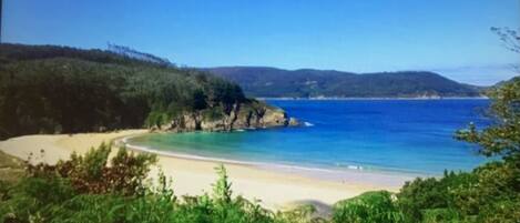 Una spiaggia nelle vicinanze