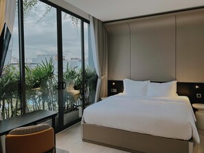 Deluxe Room | Egyptian cotton sheets, premium bedding, minibar, in-room safe - The Concept Hotel HCMC- District 1 (Ho Chi Minh City)