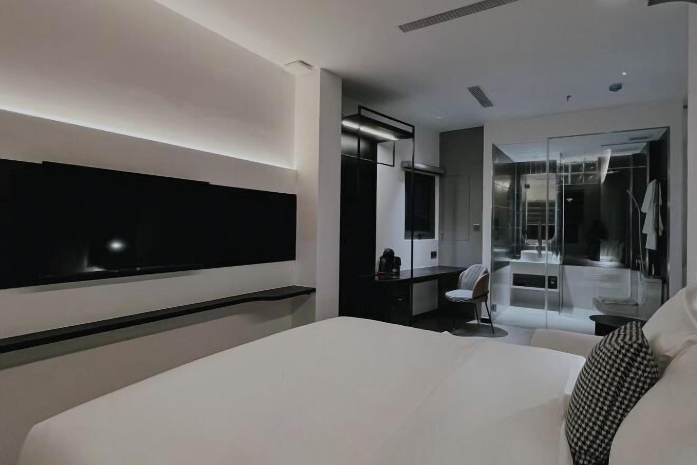 Egyptiske bomuldslagner, premium-sengetøj, minibar