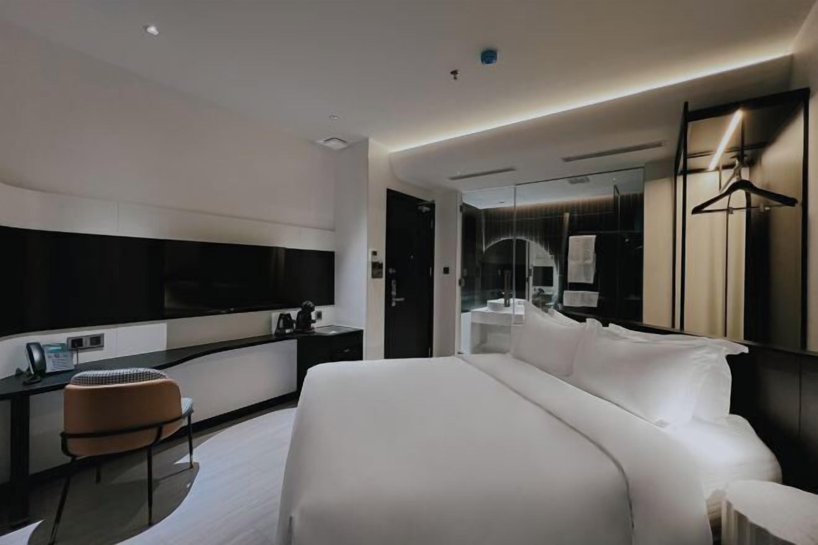 Egyptiske bomuldslagner, premium-sengetøj, minibar