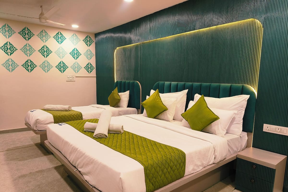 1 slaapkamer, luxe beddengoed, een minibar, individueel gemeubileerd