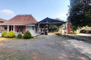 Majoituspaikan julkisivu