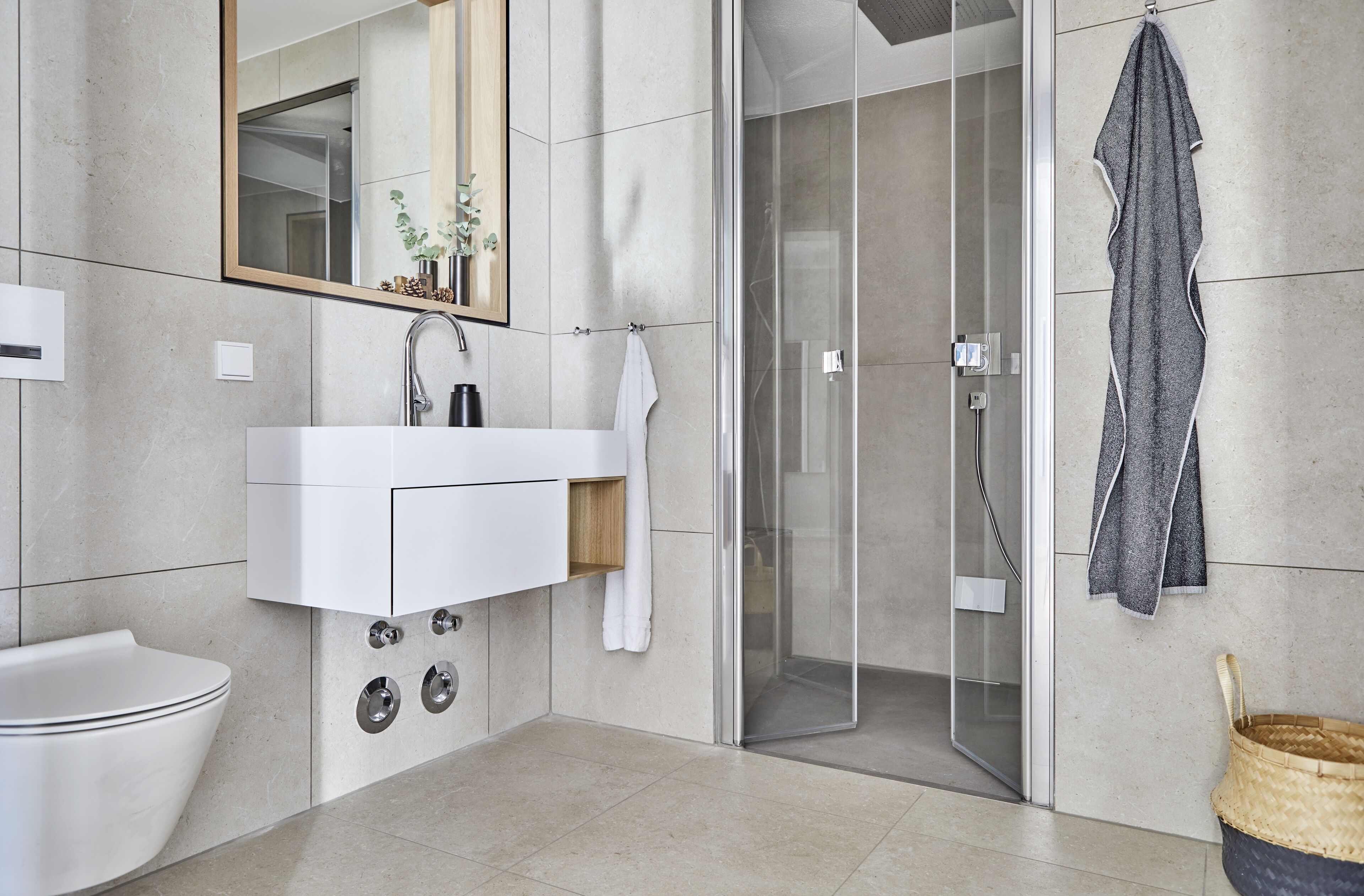 Garden Suite with steam bath and terrace | Bathroom | Towels