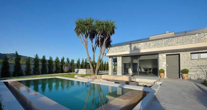 Villa Flamingo - Private pool, sleeps 8+, 300m away from renowned Issos Beach