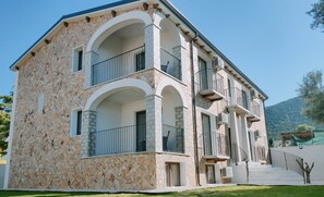 Voorkant van accommodatie