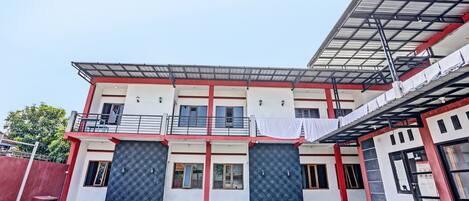 Fassade der Unterkunft