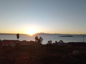 Uitzicht op strand/zee