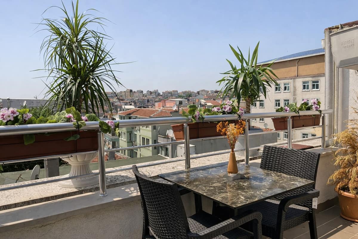 Panoramic Penthouse, City View | Terrace/patio