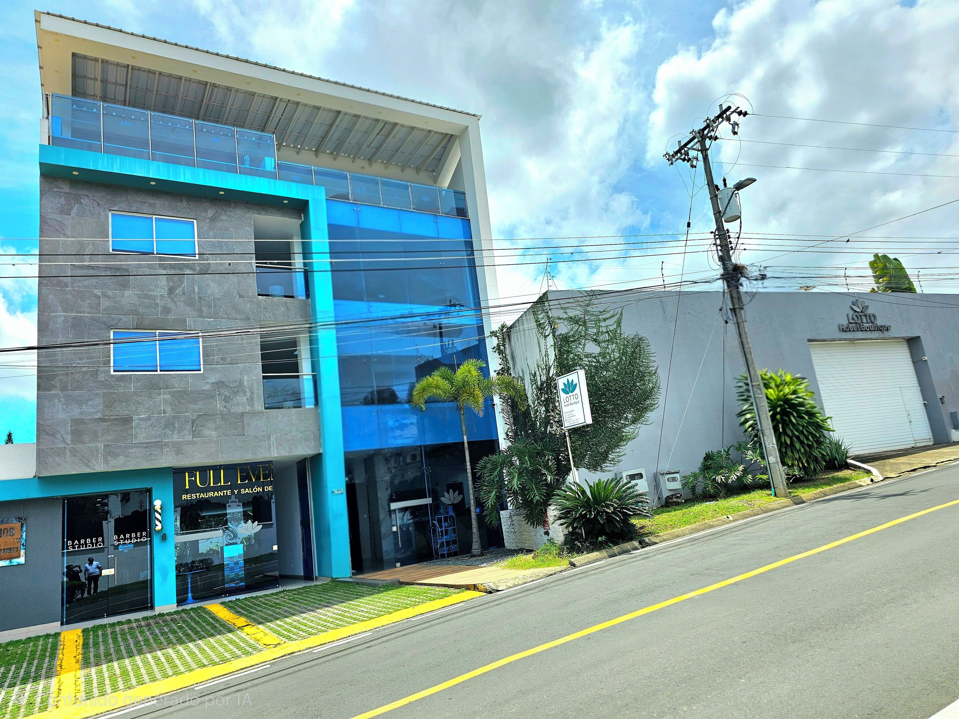 Fachada de la propiedad