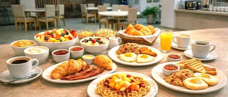 Desayuno completo incluido todos los días