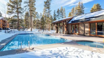 Una piscina riscaldata