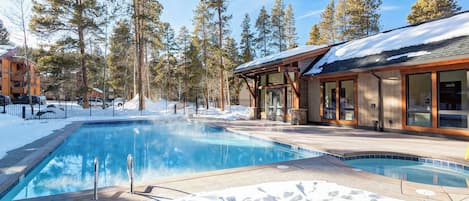 Una piscina climatizada