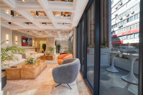 Sala de estar en el lobby