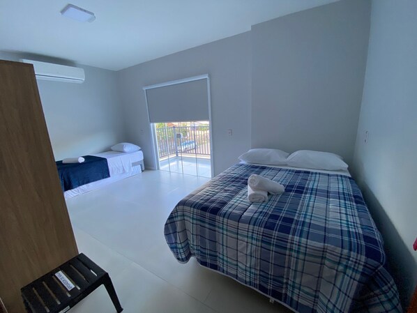Standard Suite | Free WiFi, bed sheets - Pousada Ametista (Penha)