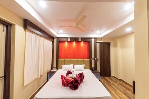 Premium bedding, down duvets, memory-foam beds, individually decorated