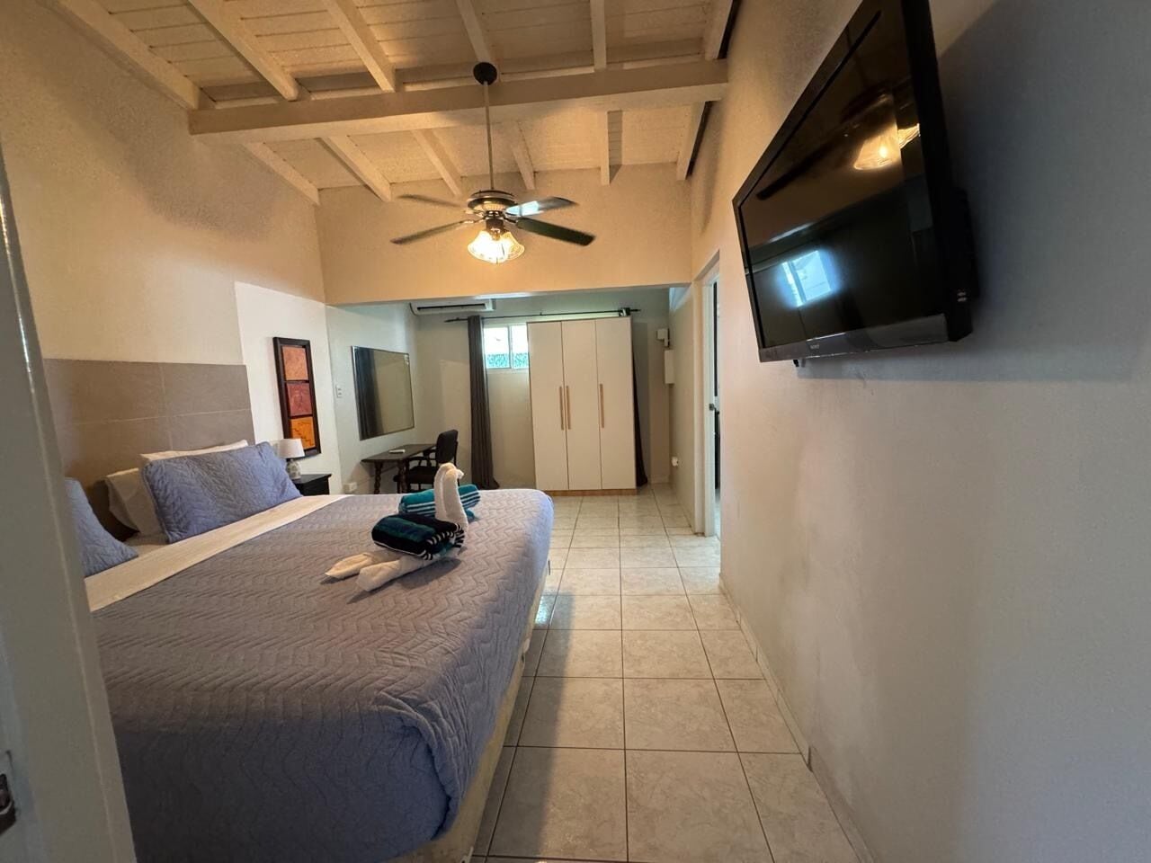 1 bedroom, iron/ironing board, free WiFi, bed sheets