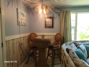 Interior - Cozy Beach Cottage 2 blocks to beach near entertainment food & Fun, screen porch (Saint George Island)