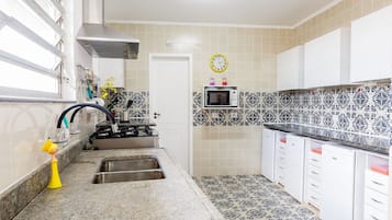 Mini-fridge, microwave, oven, toaster