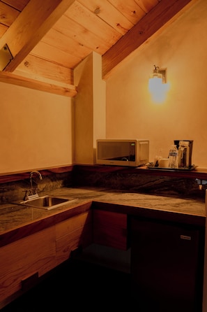 Cabana presidencial | Cuina privada | Cafetera i tetera