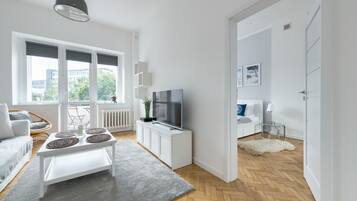 Family Apartment, 2 Bedrooms, Balcony, City View | 2 bedrooms, individually decorated, individually furnished