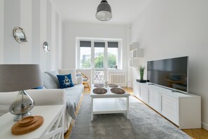 Family Apartment, 2 Bedrooms, Balcony, City View | Individually decorated, individually furnished, blackout drapes