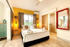 3 habitaciones, tabla de planchar con plancha, wifi y ropa de cama 