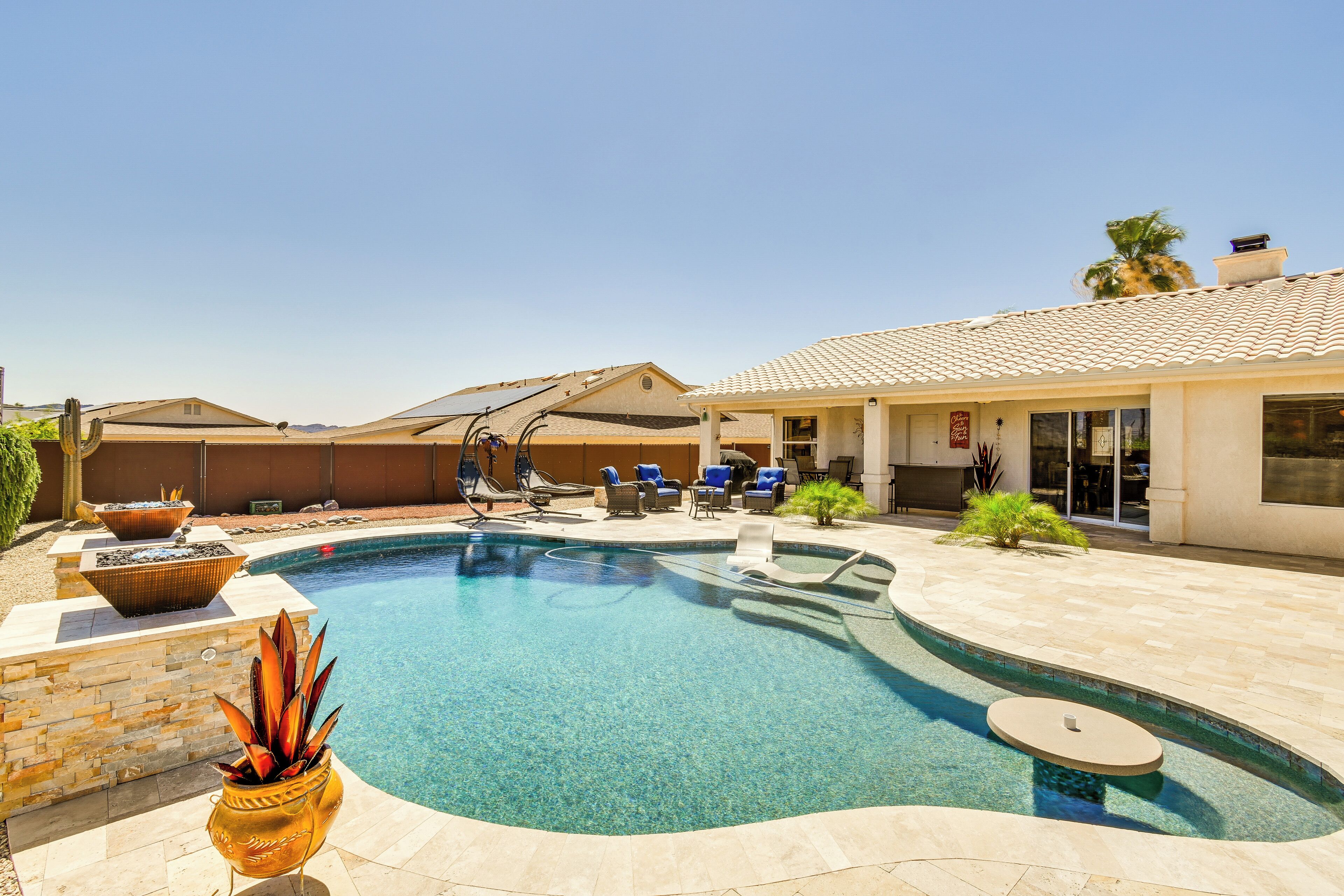 Lake Havasu Vacation Rental w/ Pool, Bar & Grill!