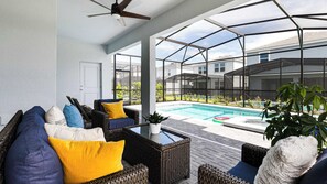 Pool - 7BR Serene Home Close to Disney, Private Pool, Spa (Davenport)