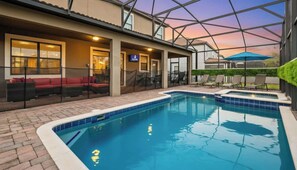 Pool - Opulent Villa: Heated Pool, Theater, Game Room (Davenport)