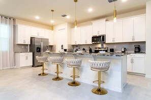 House, Multiple Beds, Pool Access (1571MCW Solara_01) | Private kitchen | Coffee/tea maker - Villa Pool Spa Near Disney 9br 1571 (Kissimmee)