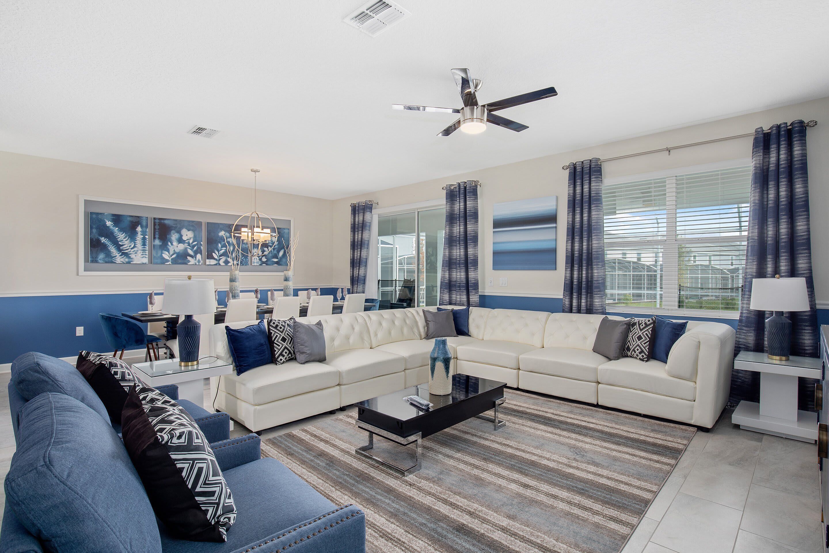 House, Multiple Beds, Pool Access, Pool View (1563PW CG) | Living area