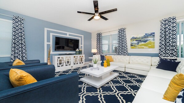 Maison, plusieurs lits, accès piscine (1613MC CG) | Coin séjour