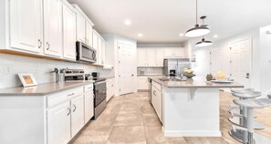 House, Multiple Beds, Pool Access (2114FM Solara) | Private kitchen | Coffee/tea maker - Family Oasis: Pool, Jacuzzi & Resort Access (Kissimmee)