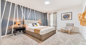 7 bedrooms, individually decorated, individually furnished, bed sheets