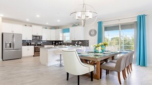 House, Multiple Beds, Pool Access, Pool View (1617MC CG_02) | Private kitchen | Coffee/tea maker - Champions Gate Technicolour Kingdom 1617 (Davenport)