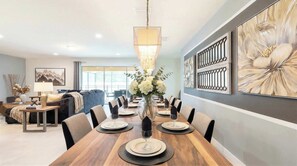 House, Multiple Beds, Pool Access (8872BC WAW) | Dining