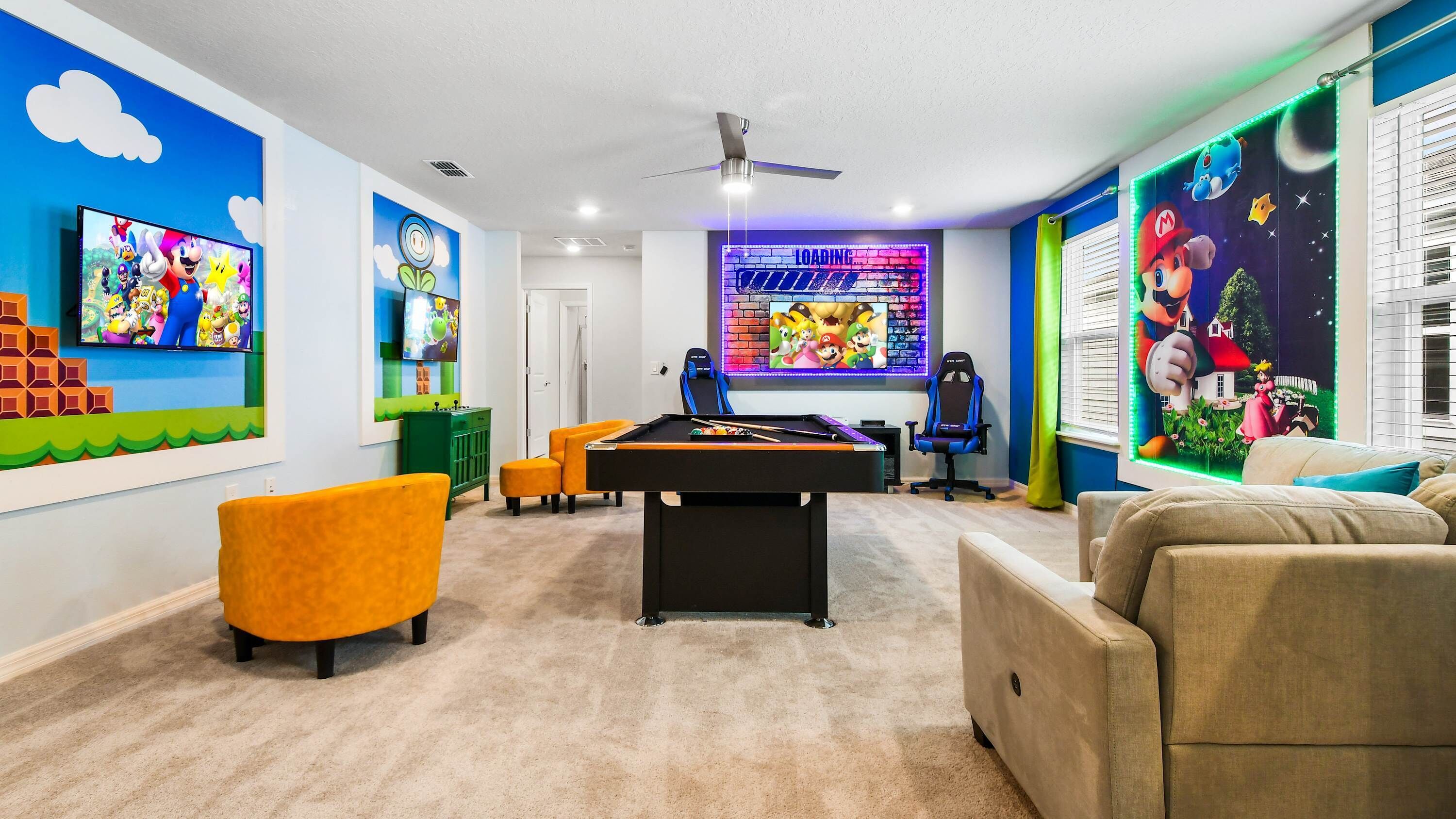 Maison, plusieurs lits, accès piscine, vue piscine (3269LW WIR_02) | Salle de jeux